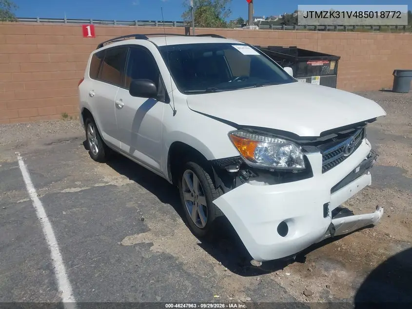 TOYOTA RAV 4 2008, VIN JTMZK31V485018772