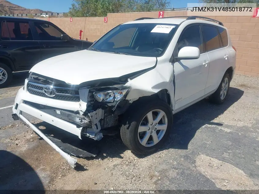 2008 TOYOTA RAV 4 VIN JTMZK31V485018772 — фото 2