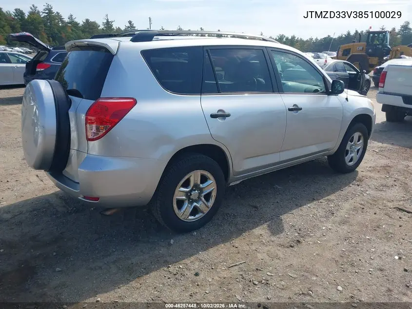 2008 TOYOTA RAV 4 VIN JTMZD33V385100029 — фото 4
