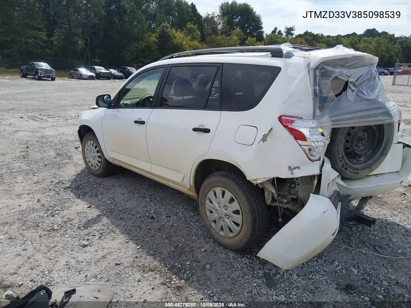 2008 TOYOTA RAV 4 VIN JTMZD33V385098539 — фото 3