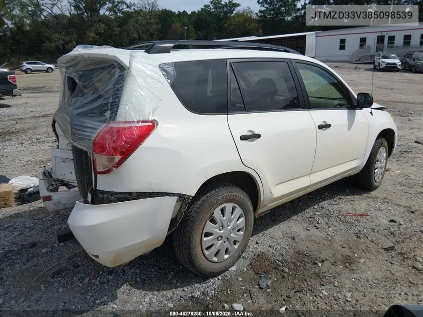 2008 TOYOTA RAV 4 VIN JTMZD33V385098539 — фото 4