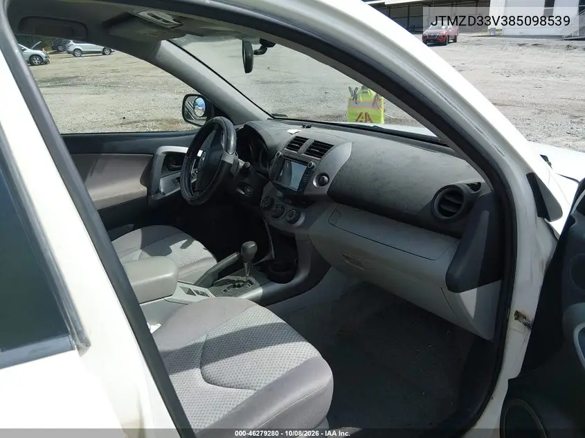 2008 TOYOTA RAV 4 VIN JTMZD33V385098539 — фото 5