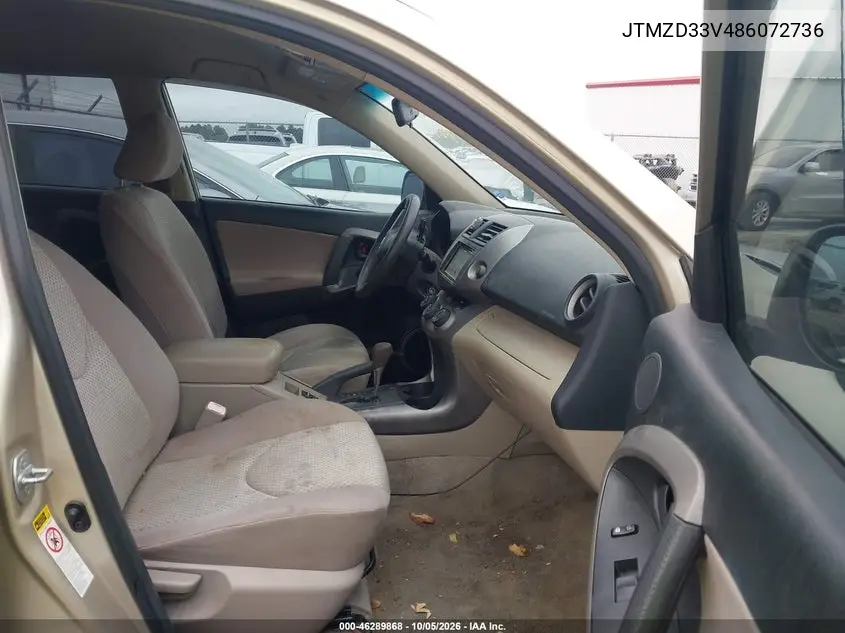2008 TOYOTA RAV 4 VIN JTMZD33V486072736 — фото 5