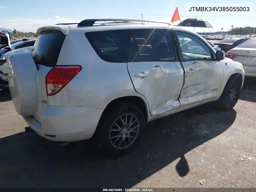 2008 TOYOTA RAV 4 VIN JTMBK34V385055003 — фото 4