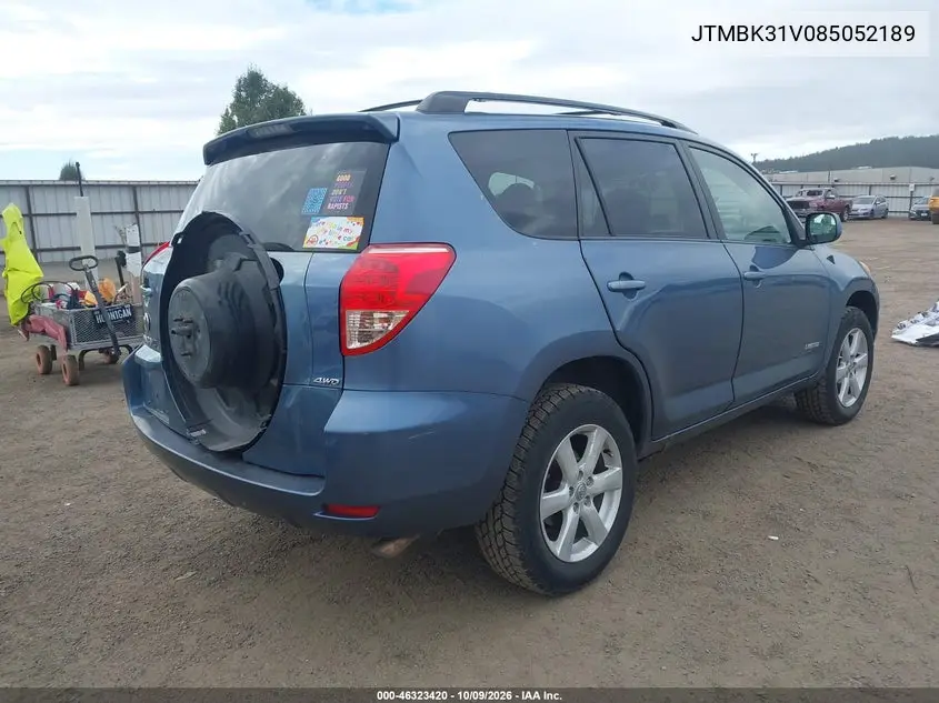 2008 TOYOTA RAV 4 VIN JTMBK31V085052189 — фото 4