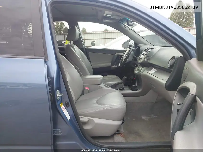 2008 TOYOTA RAV 4 VIN JTMBK31V085052189 — фото 5