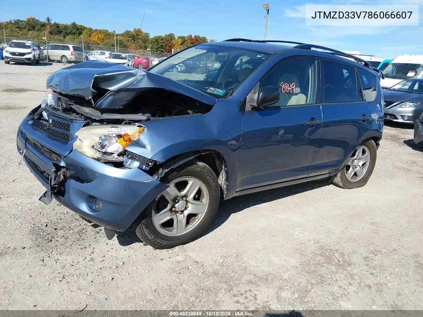 2008 TOYOTA RAV 4 VIN JTMZD33V786066607 — фото 2
