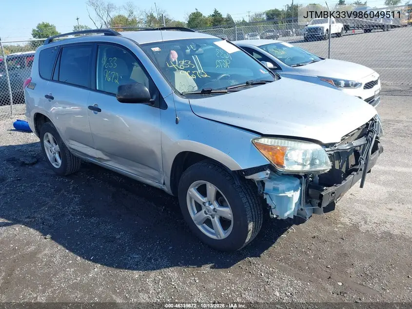 TOYOTA RAV 4 2008, VIN JTMBK33V986049511