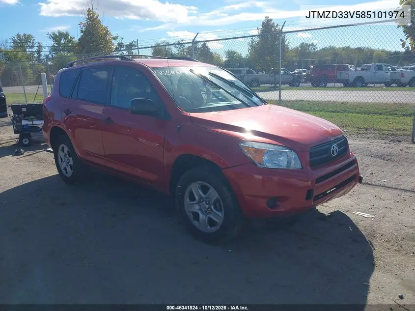 TOYOTA RAV 4 2008, VIN JTMZD33V585101974