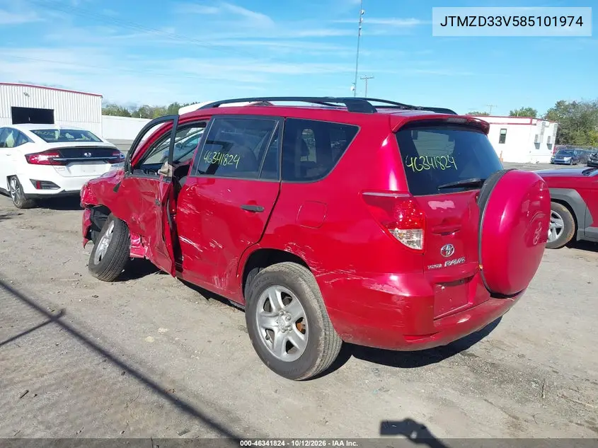 2008 TOYOTA RAV 4 VIN JTMZD33V585101974 — фото 3
