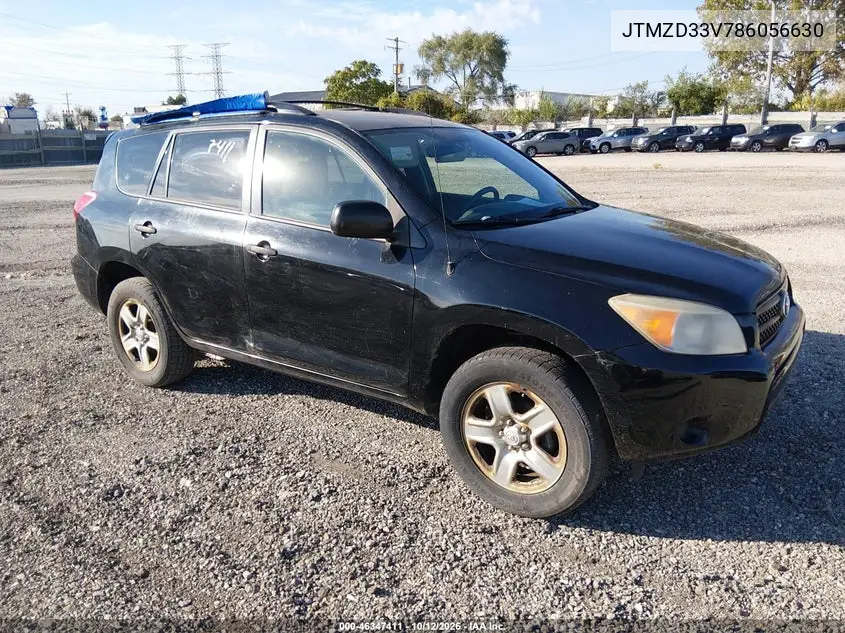 TOYOTA RAV 4 2008, VIN JTMZD33V786056630