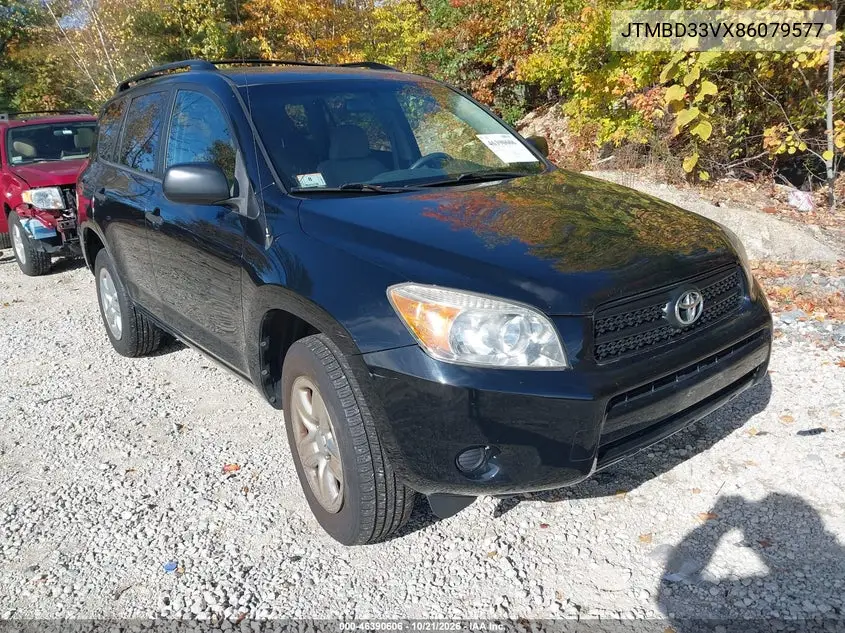 TOYOTA RAV 4 2008, VIN JTMBD33VX86079577