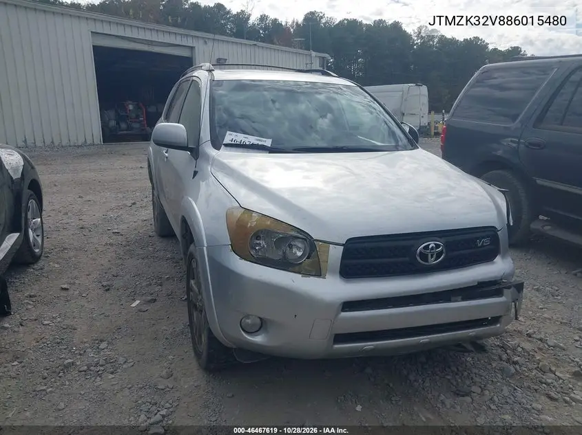 TOYOTA RAV 4 2008, VIN JTMZK32V886015480