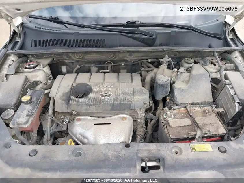 2009 TOYOTA RAV 4 VIN 2T3BF33V99W006078 — фото 10