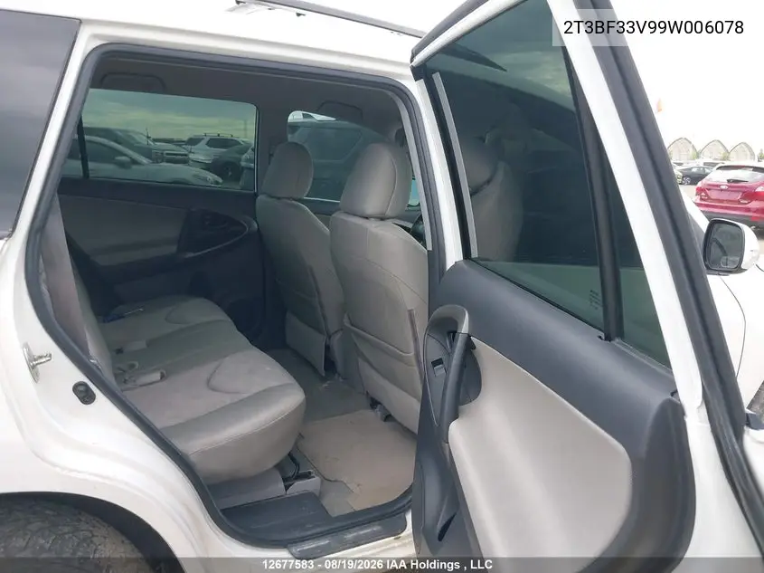 2009 TOYOTA RAV 4 VIN 2T3BF33V99W006078 — фото 8