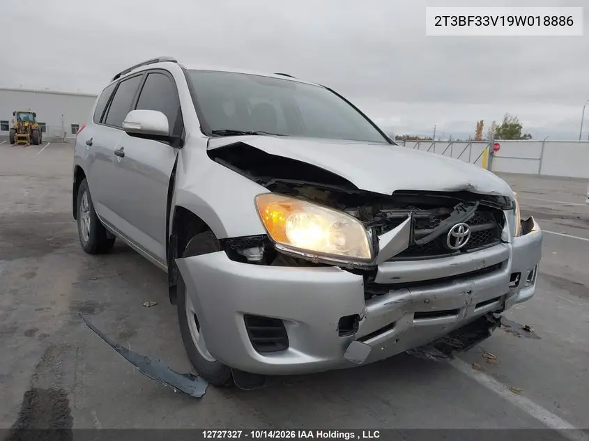 TOYOTA RAV 4 2009, VIN 2T3BF33V19W018886