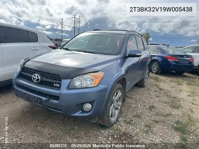 2009 TOYOTA RAV 4 VIN 2T3BK32V19W005438 — фото 2
