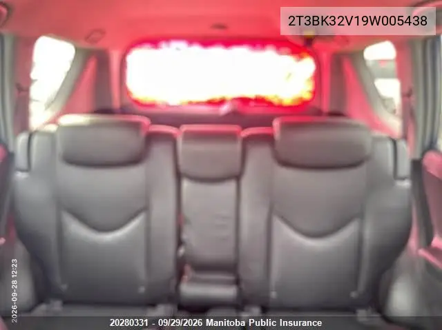 2009 TOYOTA RAV 4 VIN 2T3BK32V19W005438 — фото 8