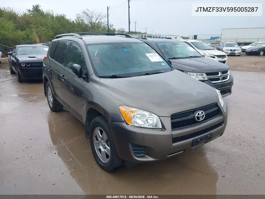 TOYOTA RAV 4 2009, VIN JTMZF33V595005287