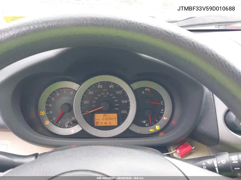 2009 TOYOTA RAV 4 VIN JTMBF33V59D010688 — фото 7