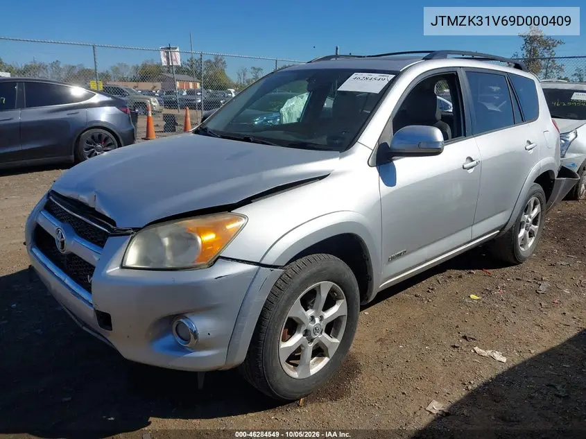2009 TOYOTA RAV 4 VIN JTMZK31V69D000409 — фото 2