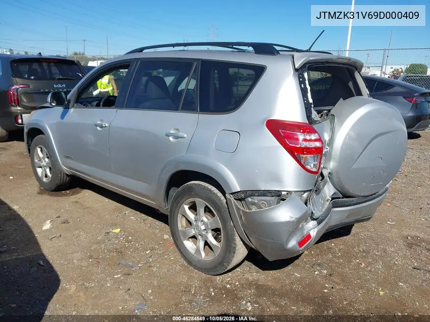 2009 TOYOTA RAV 4 VIN JTMZK31V69D000409 — фото 3