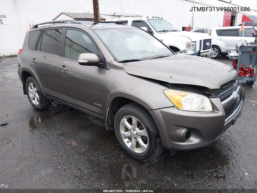 TOYOTA RAV 4 2009, VIN JTMBF31V495001686