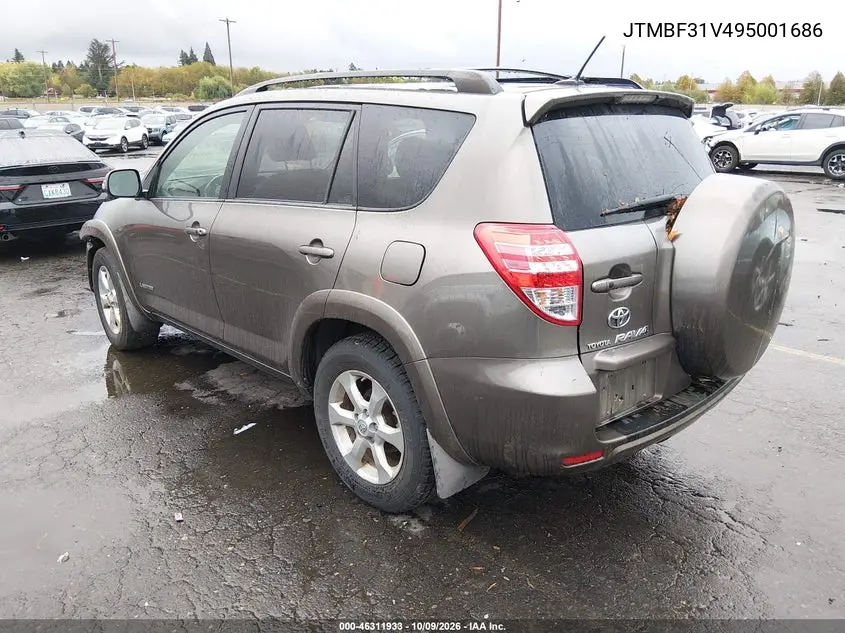 2009 TOYOTA RAV 4 VIN JTMBF31V495001686 — фото 3