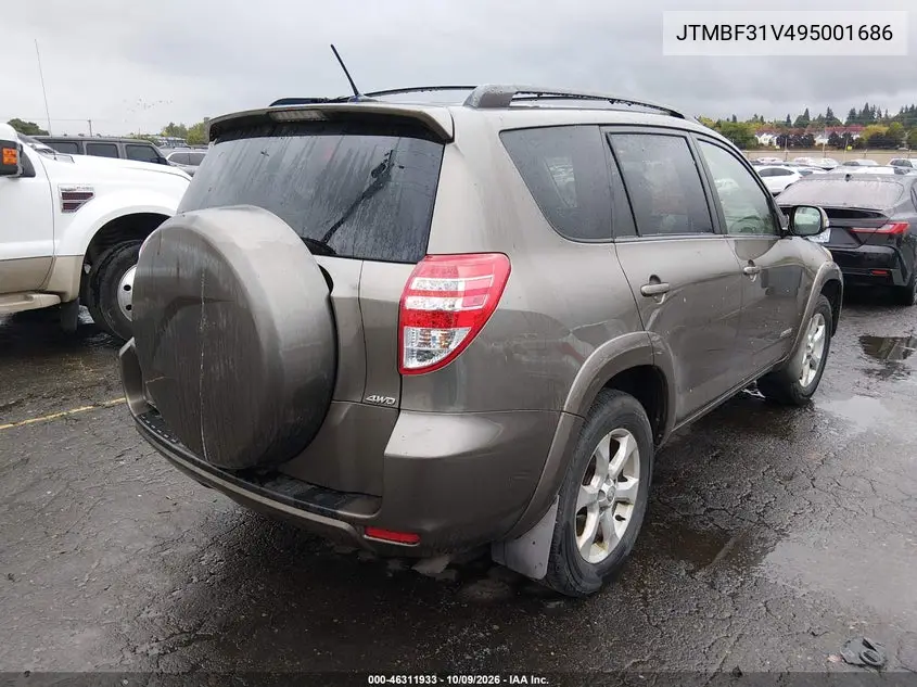 2009 TOYOTA RAV 4 VIN JTMBF31V495001686 — фото 4