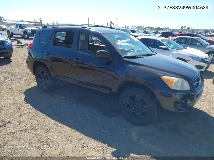 TOYOTA RAV 4 2009, VIN 2T3ZF33V49W004639