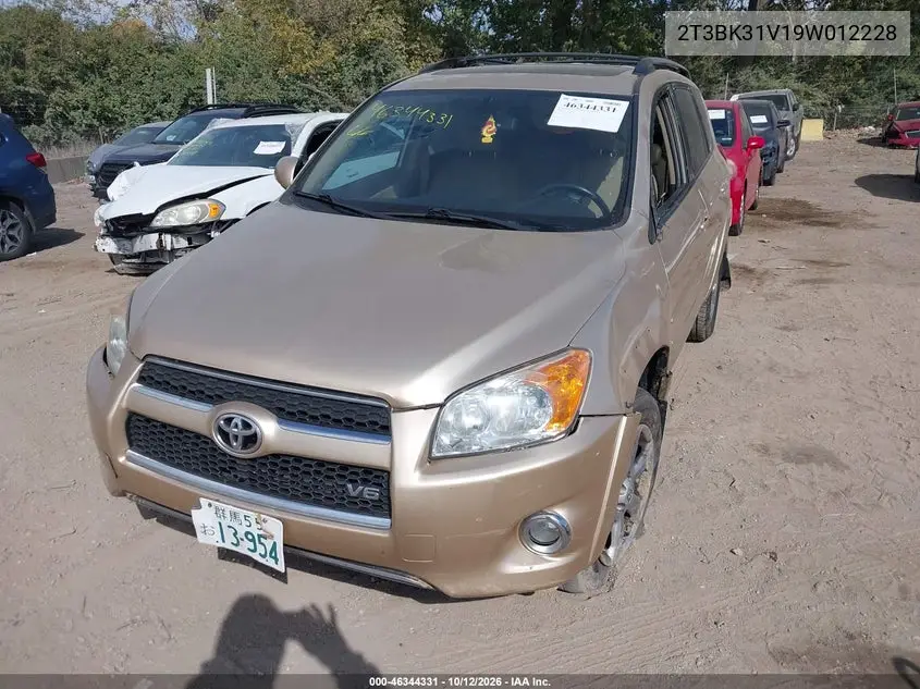 2009 TOYOTA RAV 4 VIN 2T3BK31V19W012228 — фото 2