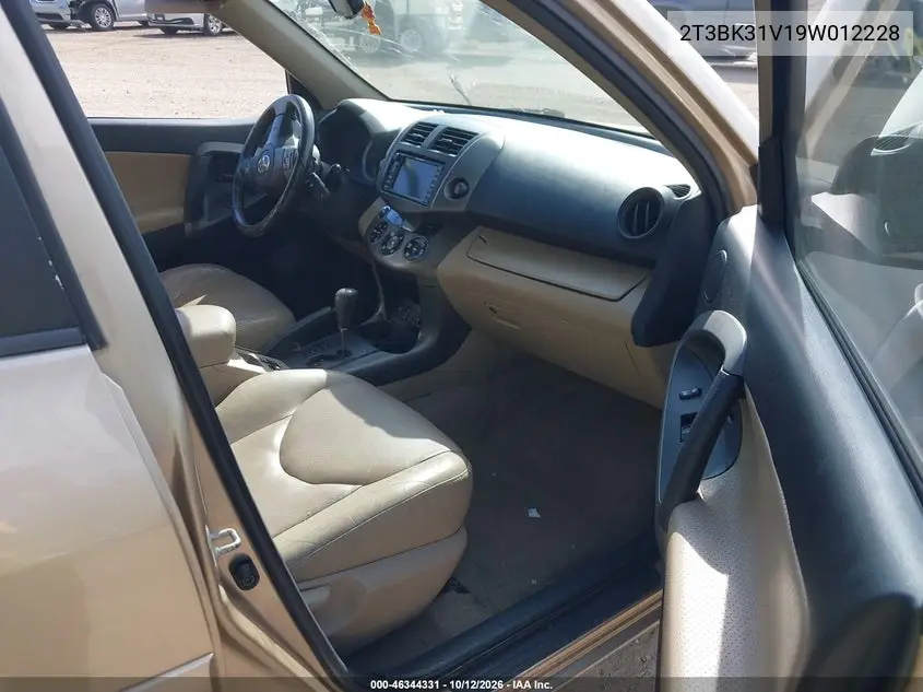 2009 TOYOTA RAV 4 VIN 2T3BK31V19W012228 — фото 5
