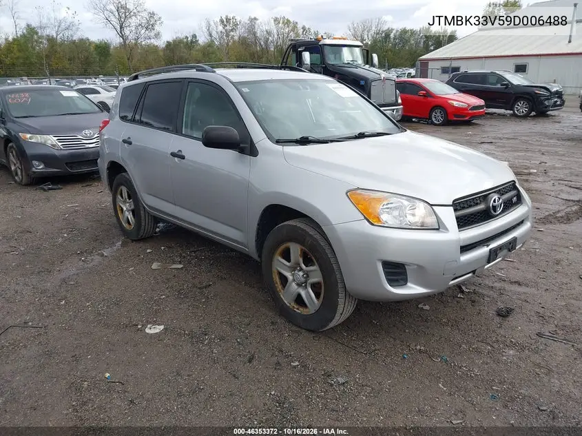TOYOTA RAV 4 2009, VIN JTMBK33V59D006488