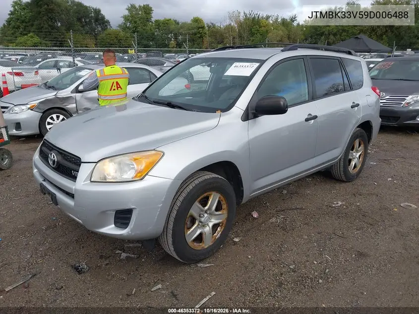 2009 TOYOTA RAV 4 VIN JTMBK33V59D006488 — фото 2