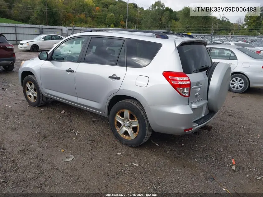 2009 TOYOTA RAV 4 VIN JTMBK33V59D006488 — фото 3