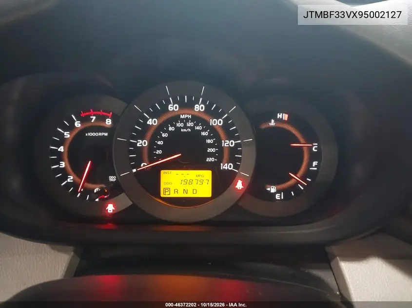 2009 TOYOTA RAV 4 VIN JTMBF33VX95002127 — фото 7