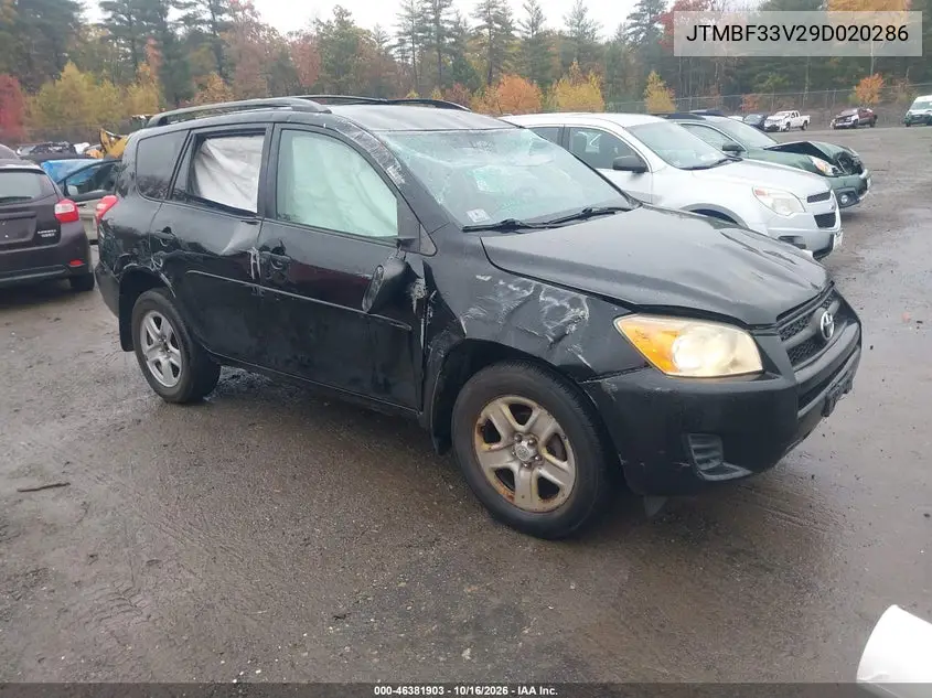 TOYOTA RAV 4 2009, VIN JTMBF33V29D020286