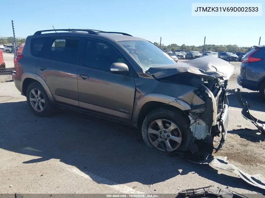 TOYOTA RAV 4 2009, VIN JTMZK31V69D002533