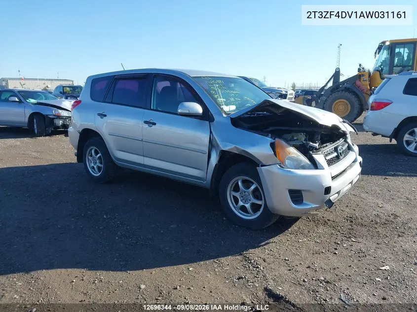 TOYOTA RAV 4 2010, VIN 2T3ZF4DV1AW031161