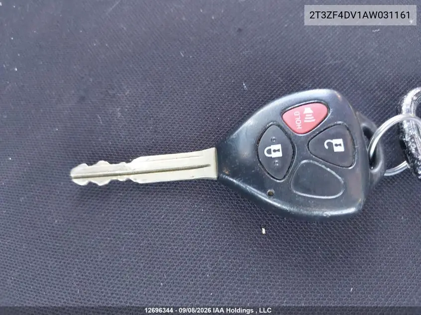 2010 TOYOTA RAV 4 VIN 2T3ZF4DV1AW031161 — фото 11