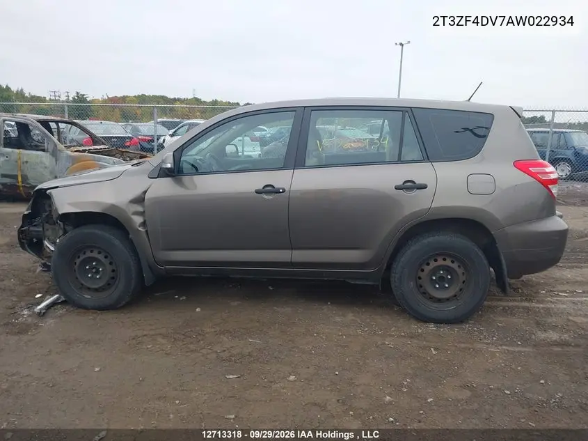 2010 TOYOTA RAV 4 VIN 2T3ZF4DV7AW022934 — фото 15