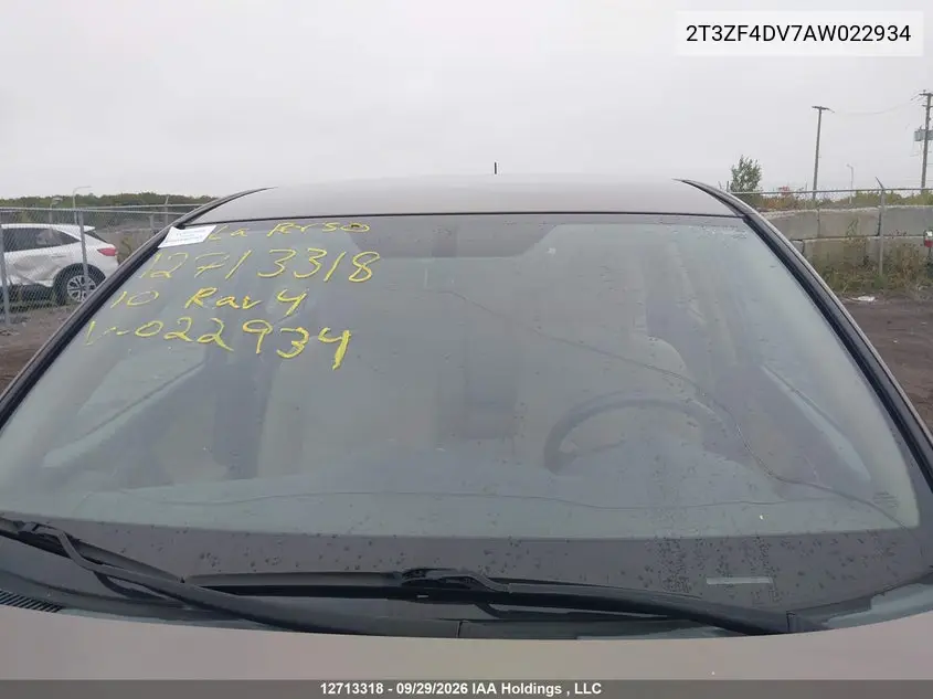 2010 TOYOTA RAV 4 VIN 2T3ZF4DV7AW022934 — фото 18