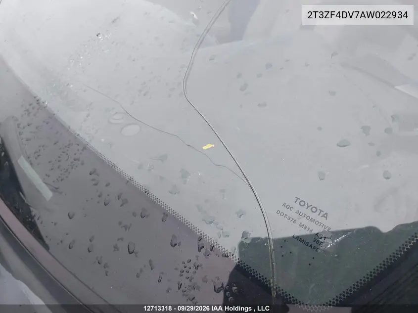 2010 TOYOTA RAV 4 VIN 2T3ZF4DV7AW022934 — фото 21