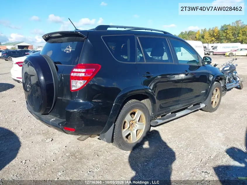 2010 TOYOTA RAV 4 VIN 2T3WF4DV7AW028462 — фото 4