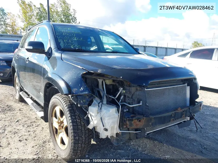 2010 TOYOTA RAV 4 VIN 2T3WF4DV7AW028462 — фото 6