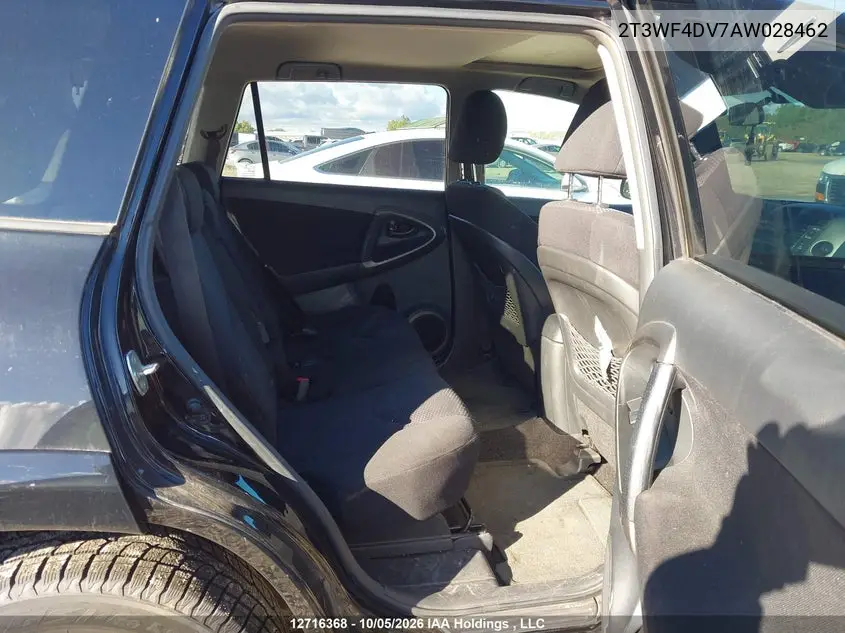 2010 TOYOTA RAV 4 VIN 2T3WF4DV7AW028462 — фото 8