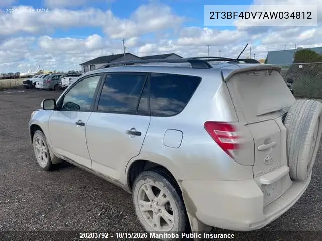 2010 TOYOTA RAV 4 VIN 2T3BF4DV7AW034812 — фото 4