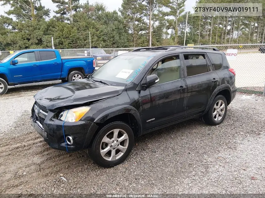 2010 TOYOTA RAV 4 VIN 2T3YF4DV9AW019111 — фото 2
