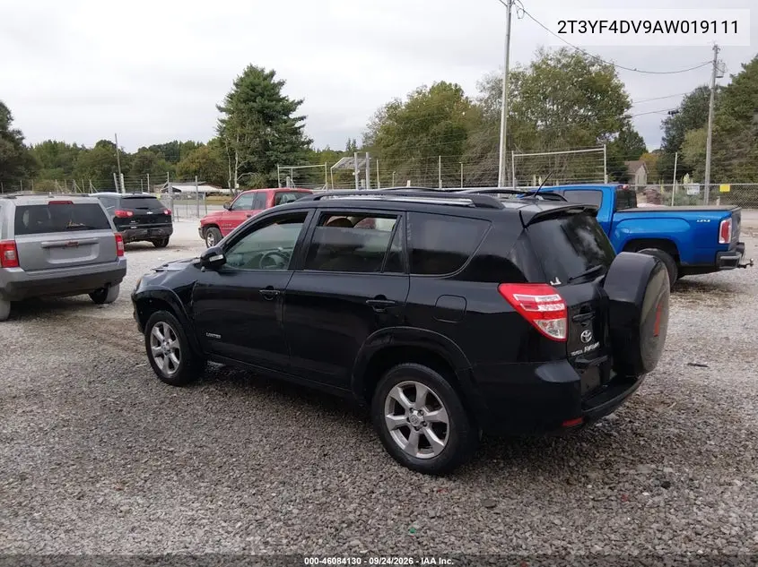 2010 TOYOTA RAV 4 VIN 2T3YF4DV9AW019111 — фото 3