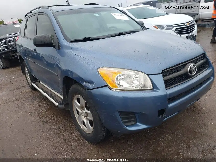 TOYOTA RAV 4 2010, VIN JTMZF4DV4A5017360